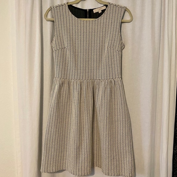 LOFT Chevron Jacquard Dress - Picture 7 of 7